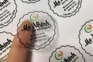 In tem nhãn chai, cốc trà sữa tại Miền Bắc