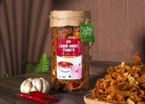 in tem nhãn sản phẩm heo khô cháy tỏi