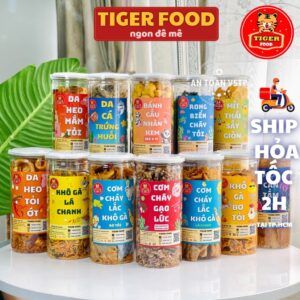 in tem nhãn đồ ăn vặt