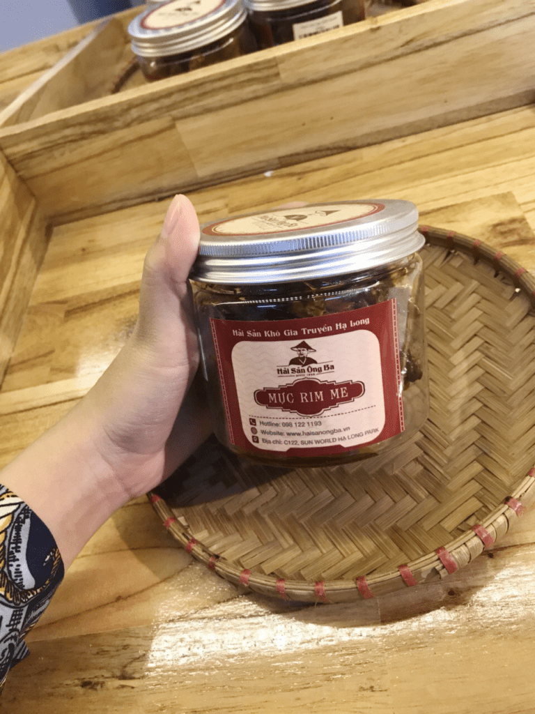 In tem nhãn sản phẩm mực rim me