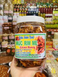 in tem nhãn sản phẩm mưc rim me