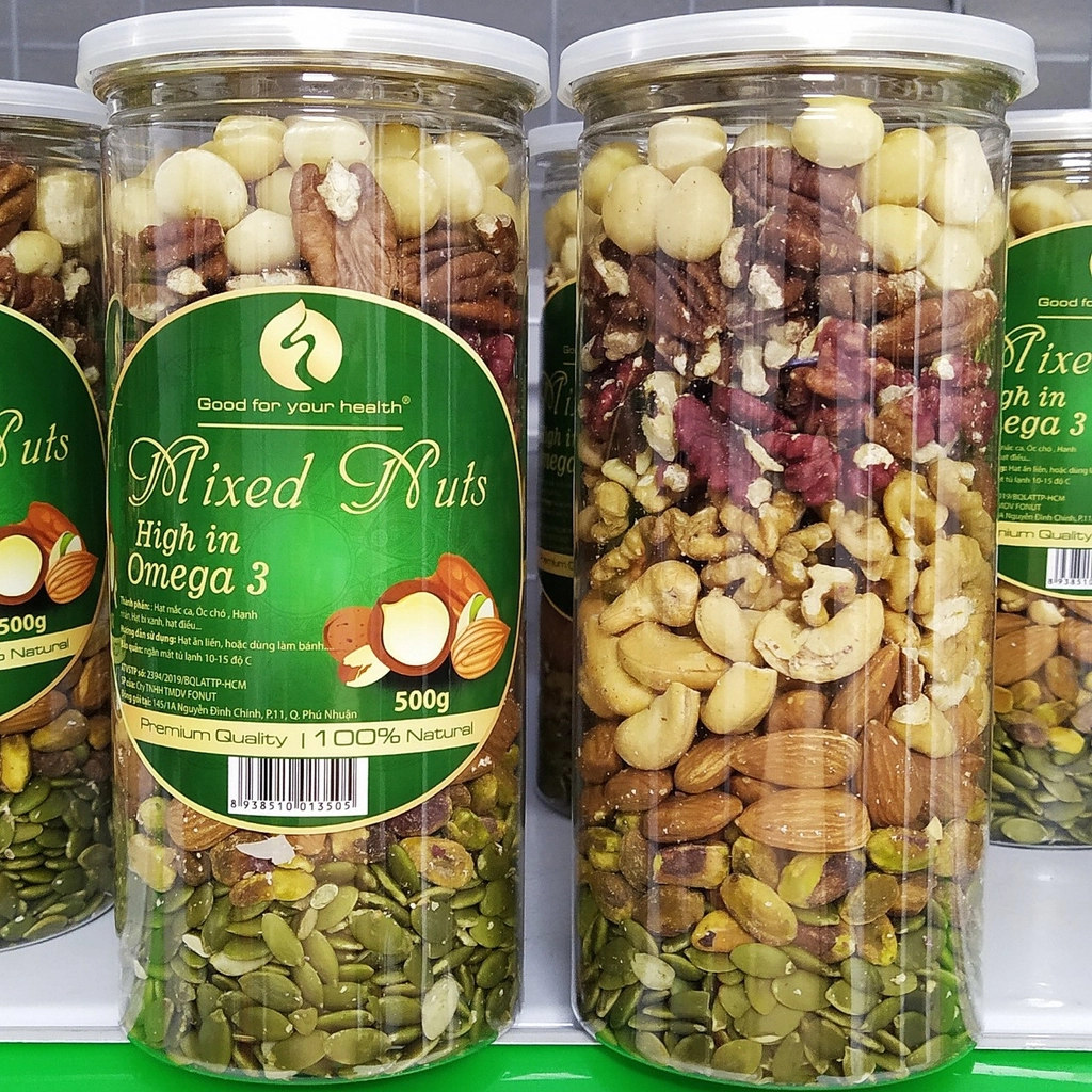 In tem nhãn hạt dinh dưỡng