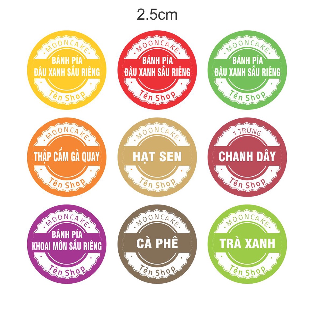 In tem nhãn bánh trung thu