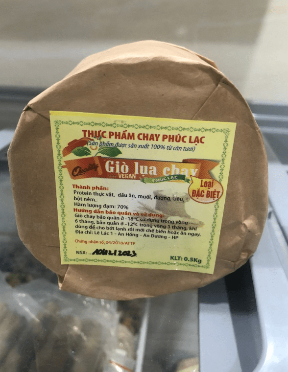 In tem nhãn giò lụa