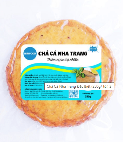 In tem nhãn chả cá