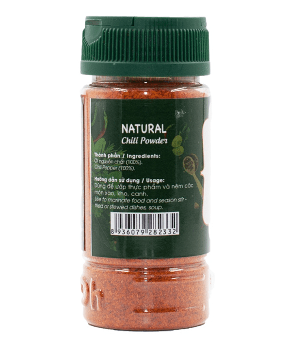 In tem nhãn lọ ớt bột