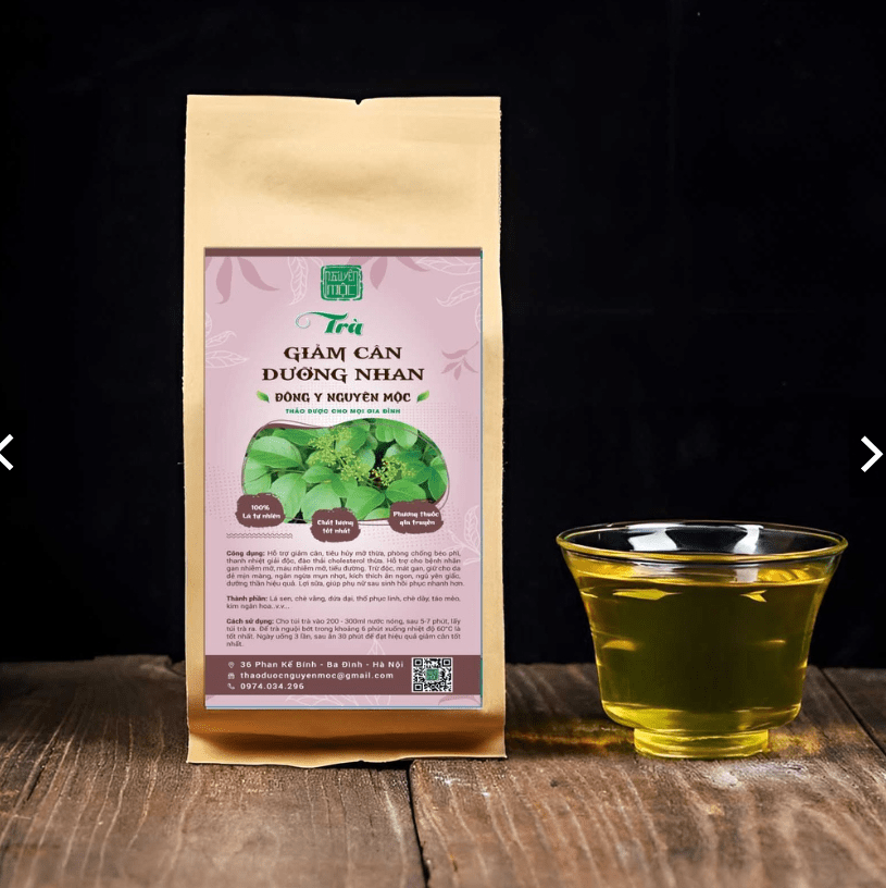 In tem nhãn trà giảm cân