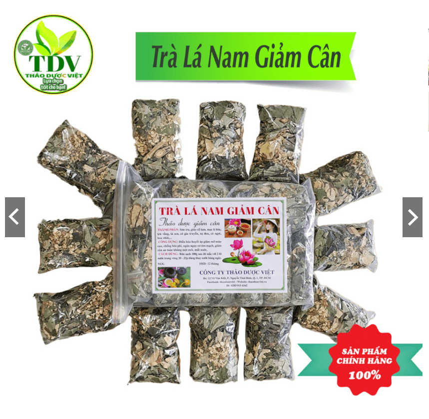 In tem nhãn trà giảm cân