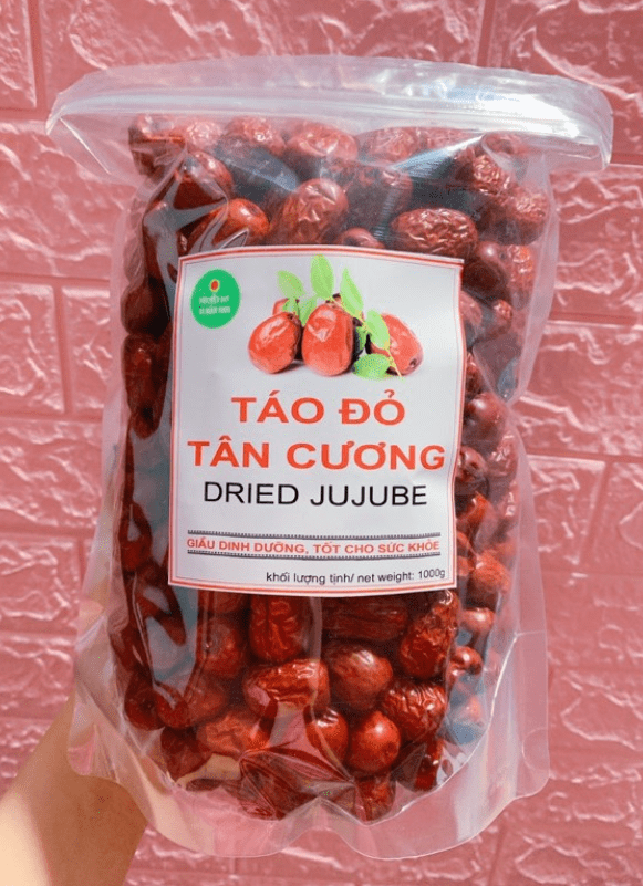 In tem nhãn sản phẩm táo đỏ