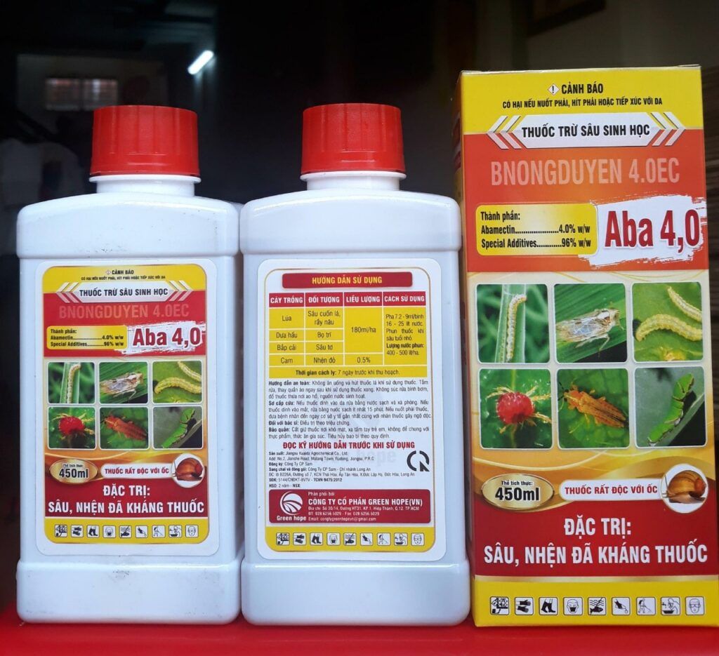 In tem nhãn thuốc trừ sâu