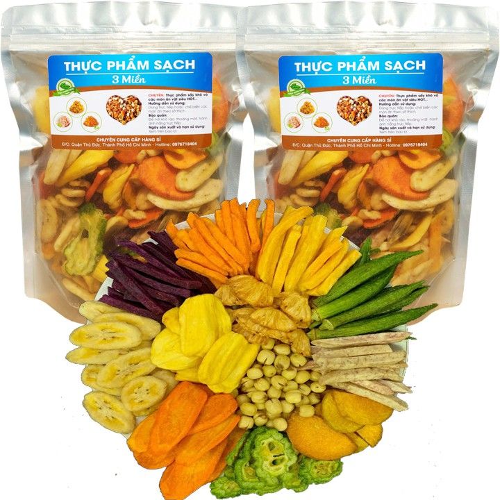 in tem nhãn trái cây sấy