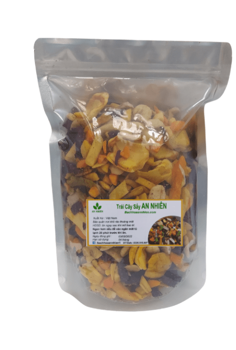 in tem nhãn trái cây sấy