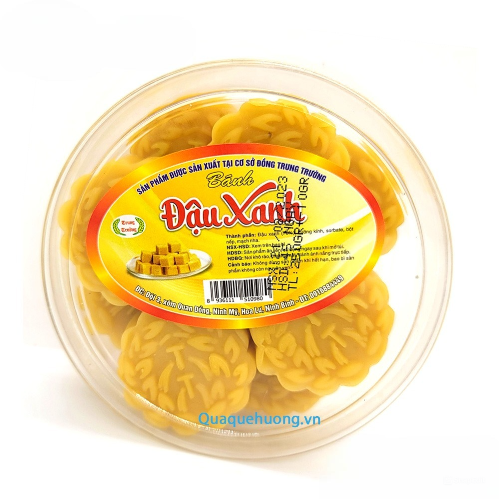 in tem nhãn bánh đậu xanh