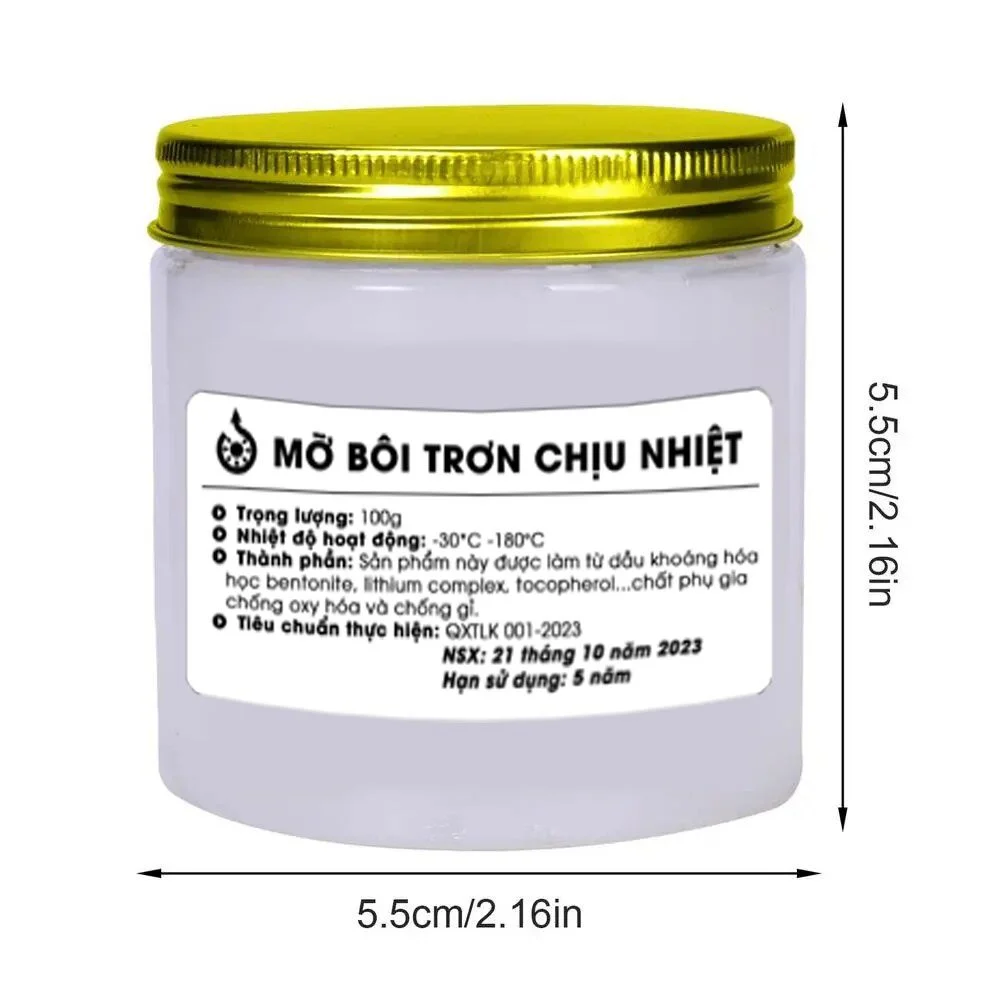 in tem nhãn mỡ bôi trơn