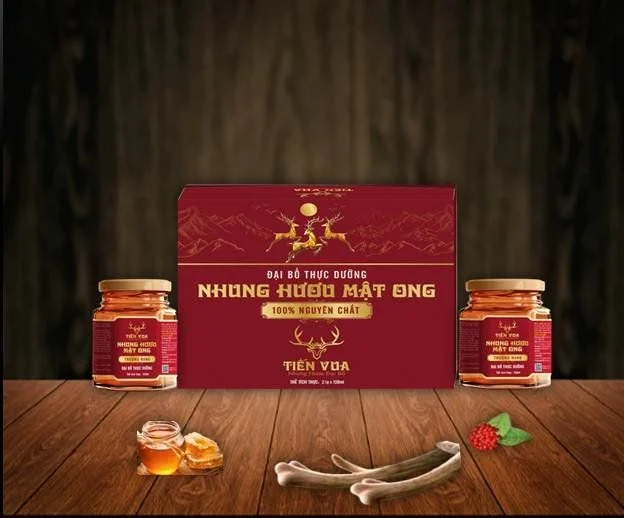 in tem nhãn nhung hươu