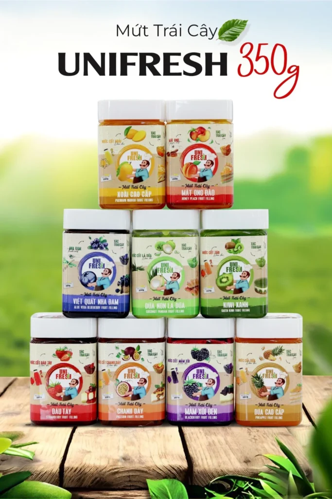 In tem nhãn mứt trái cây