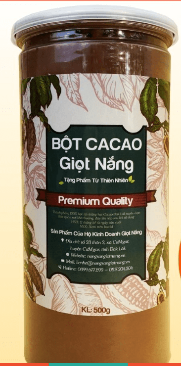 In Tem Nhãn Bột Cacao