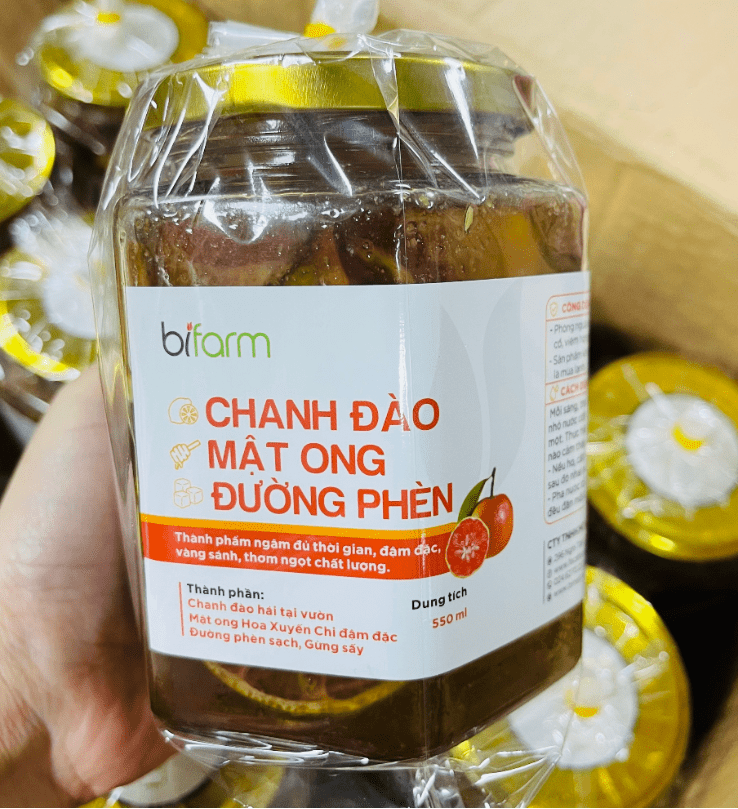 In tem nhãn chanh mật ong