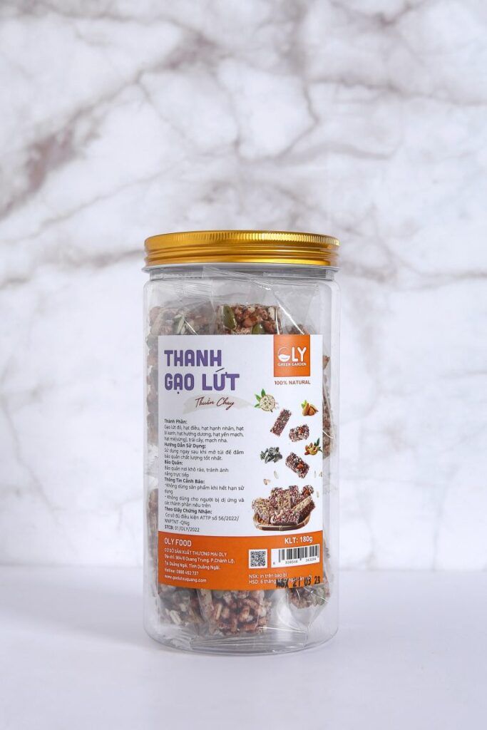 In tem nhãn gạo lứt