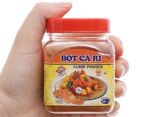 In tem nhãn bột cà ri