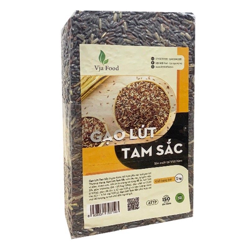 In tem nhãn gạo lứt