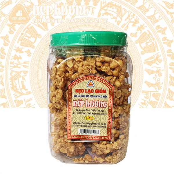 In tem nhãn kẹo lạc