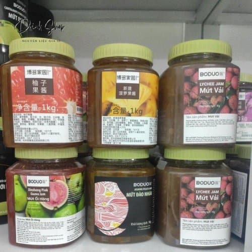 In tem nhãn mứt trái cây