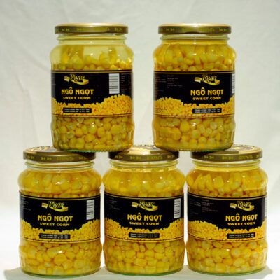 Tem nhãn lọ, túi ngô ngọt