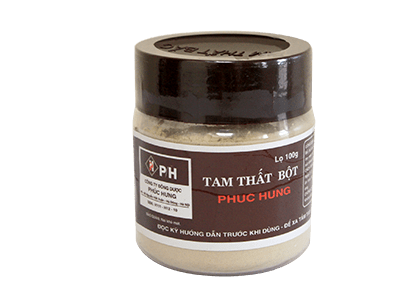 In tem nhãn bột tam thất