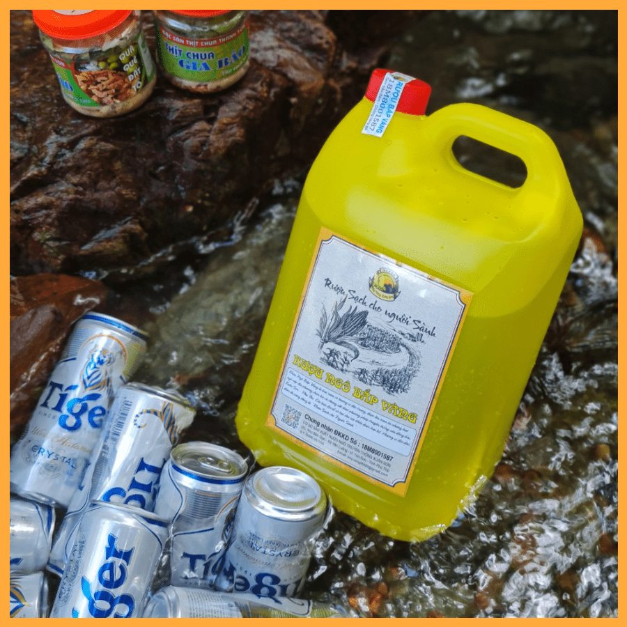 Tem nhãn rượu ngô Sơn La