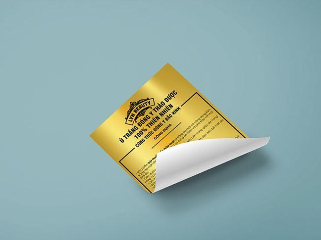 Decal xi vàng cao cấp