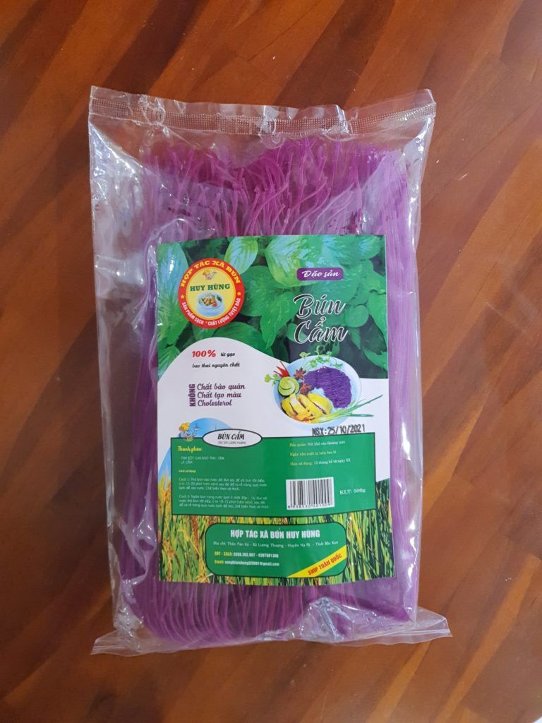 tem nhãn bún Cẩm