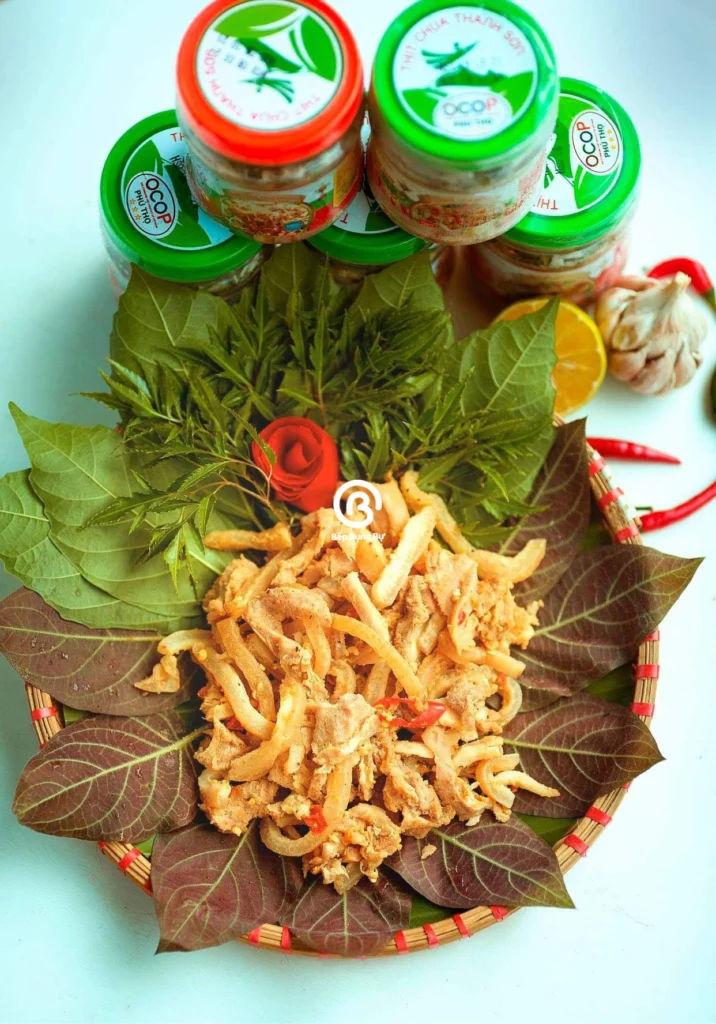 Tem nhãn thịt chua Thanh Sơn